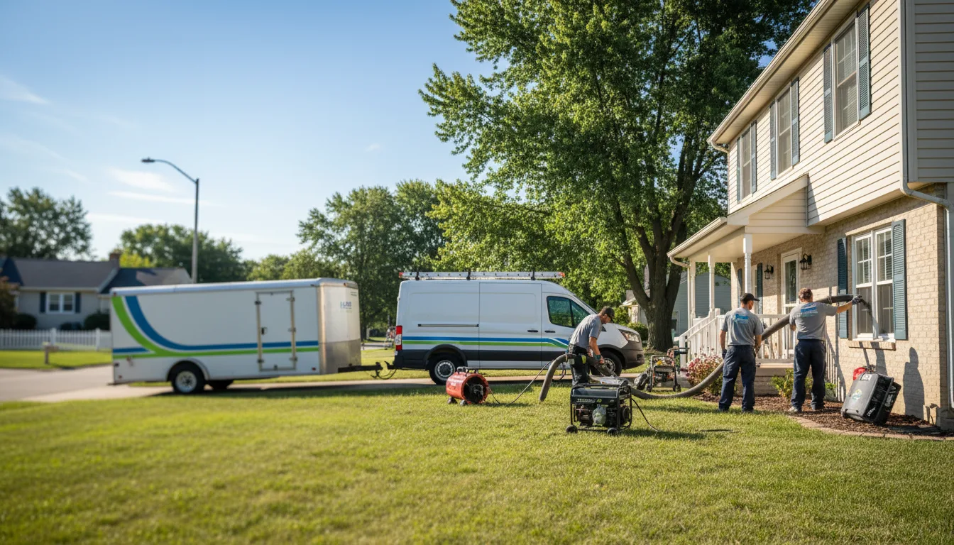 Flooded Basement Restoration And Cleanup With Repair in Blaine, MN near me